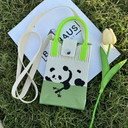 Korean Mobile Sling Bag- Teddy Edition