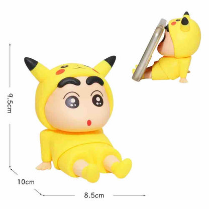 Shinchan Phone Stand-Pokemon Edition | BUY 1 Get 1 FREE | Cute Decor Figure