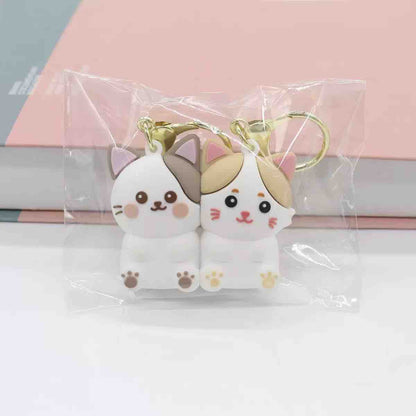 Cat Magnetic Keychains - Set of 2 Keychains