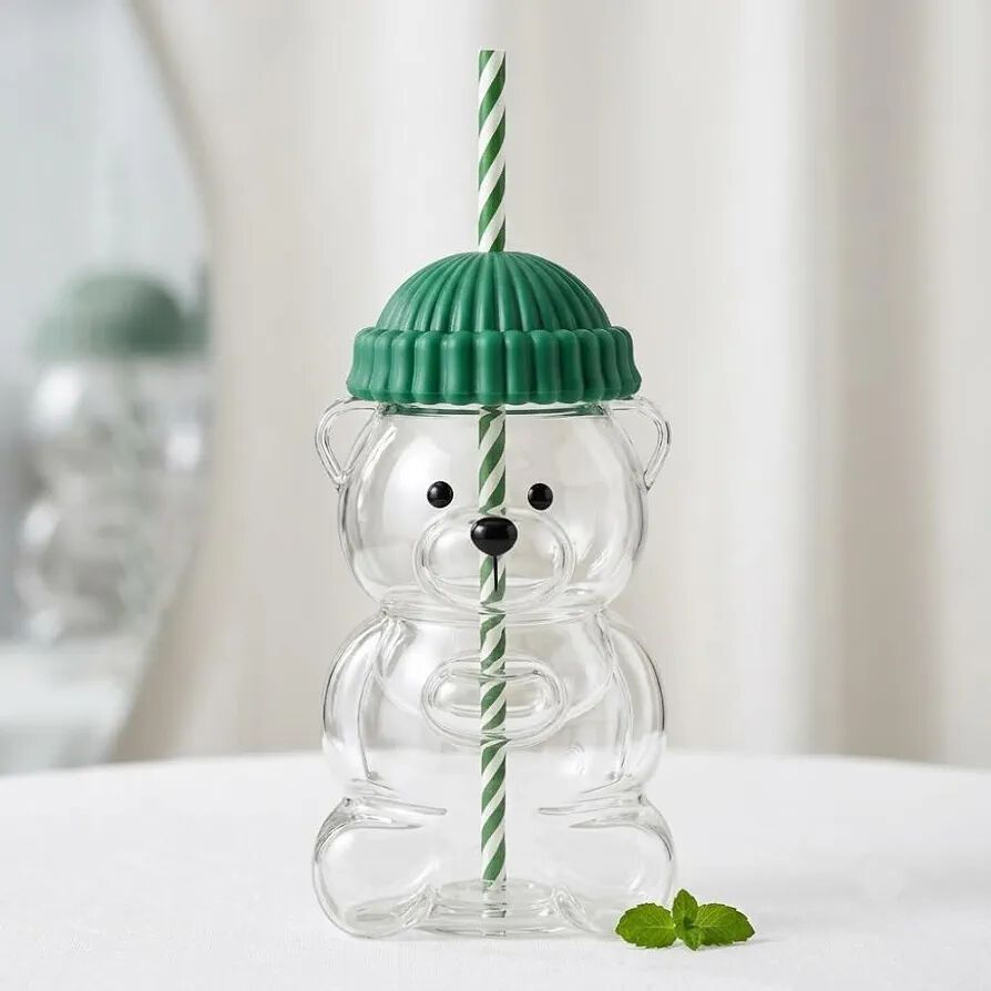 Starbucks Teddy Glass Sipper