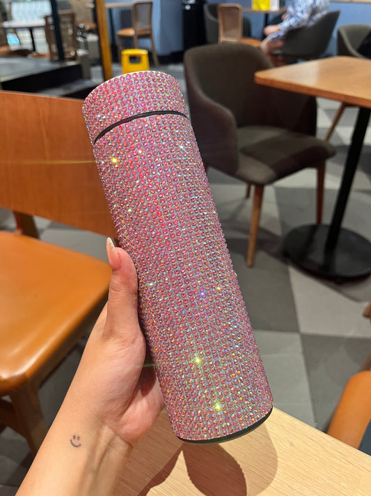 Diamond Studded Insulated Temperature Bottle