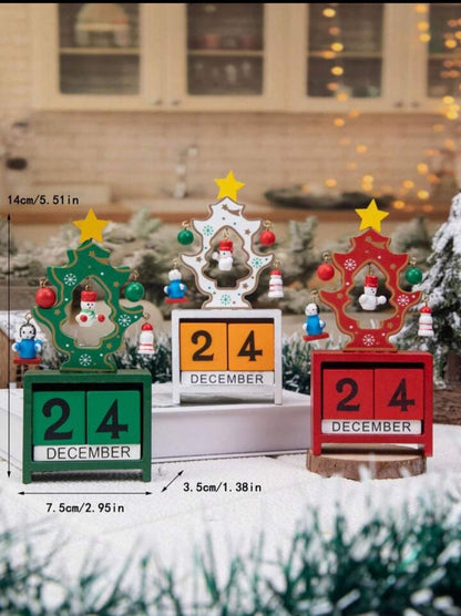 DIY Christmas Tree Calender | Wooden Calender for Decor