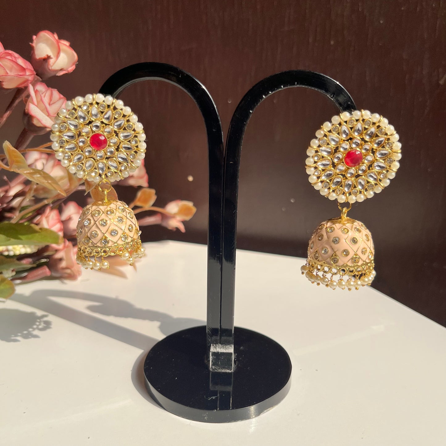 Kundan Jhumka Earring