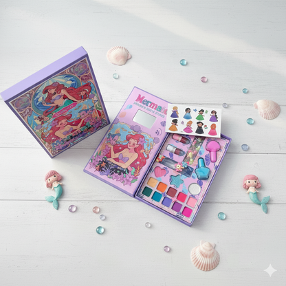 Mermaid Beauty Makeup Set | Kid's Makeup Book/Combo