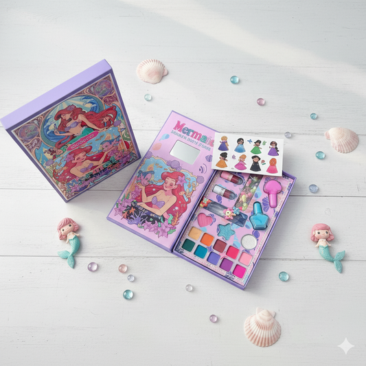 Mermaid Beauty Makeup Set | Kid's Makeup Book/Combo