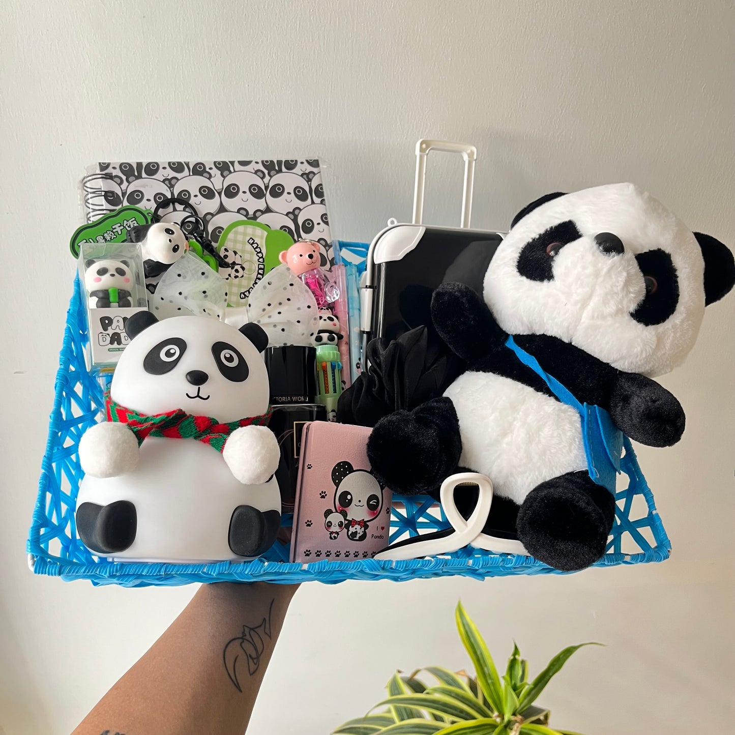 Premium Panda Basket/Panda Theme Gift Hamper