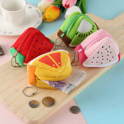 Cute Mini Fruit Plush Purse | coin Pouch