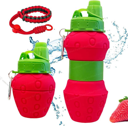 Strawberry Squishy Bottle/Foldable Bottle