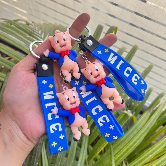 Cute Pig Keychain