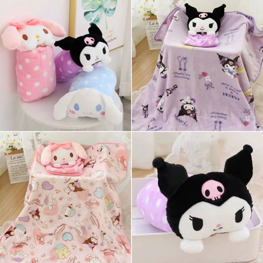 Sanrio Plushie + Blanket
