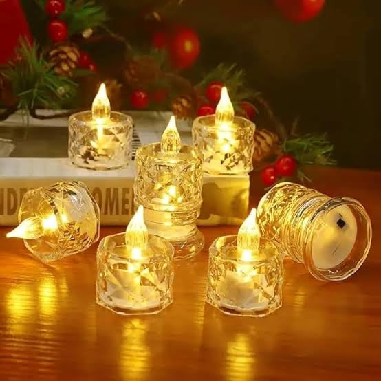 LED Mini Crystal Lamp (Set of 2 Pcs)