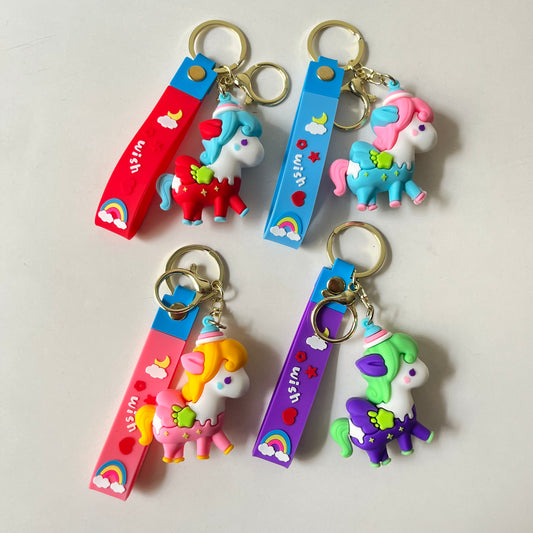 Wish Unicorn Premium Silicone Keychain