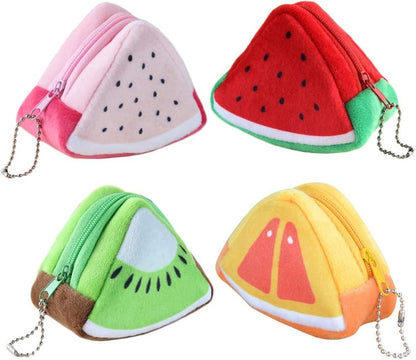 Cute Mini Fruit Plush Purse | coin Pouch