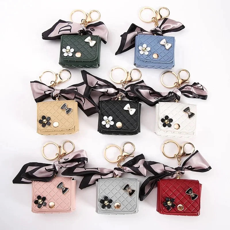 Flower Bow Bag Keychain