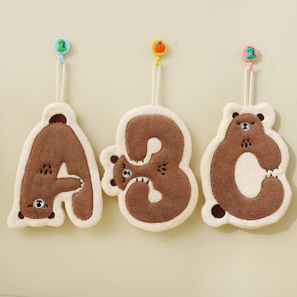 Kawaii Bear Hand Towel