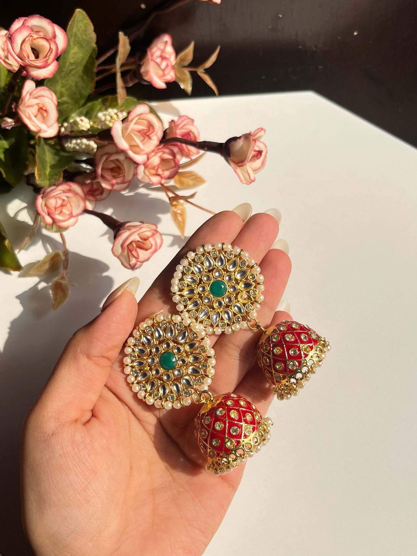 Kundan Jhumka Earring