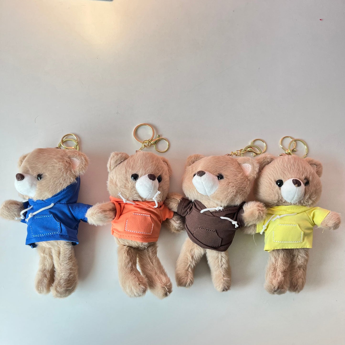 Hoodie Teddy Plushie Keychain