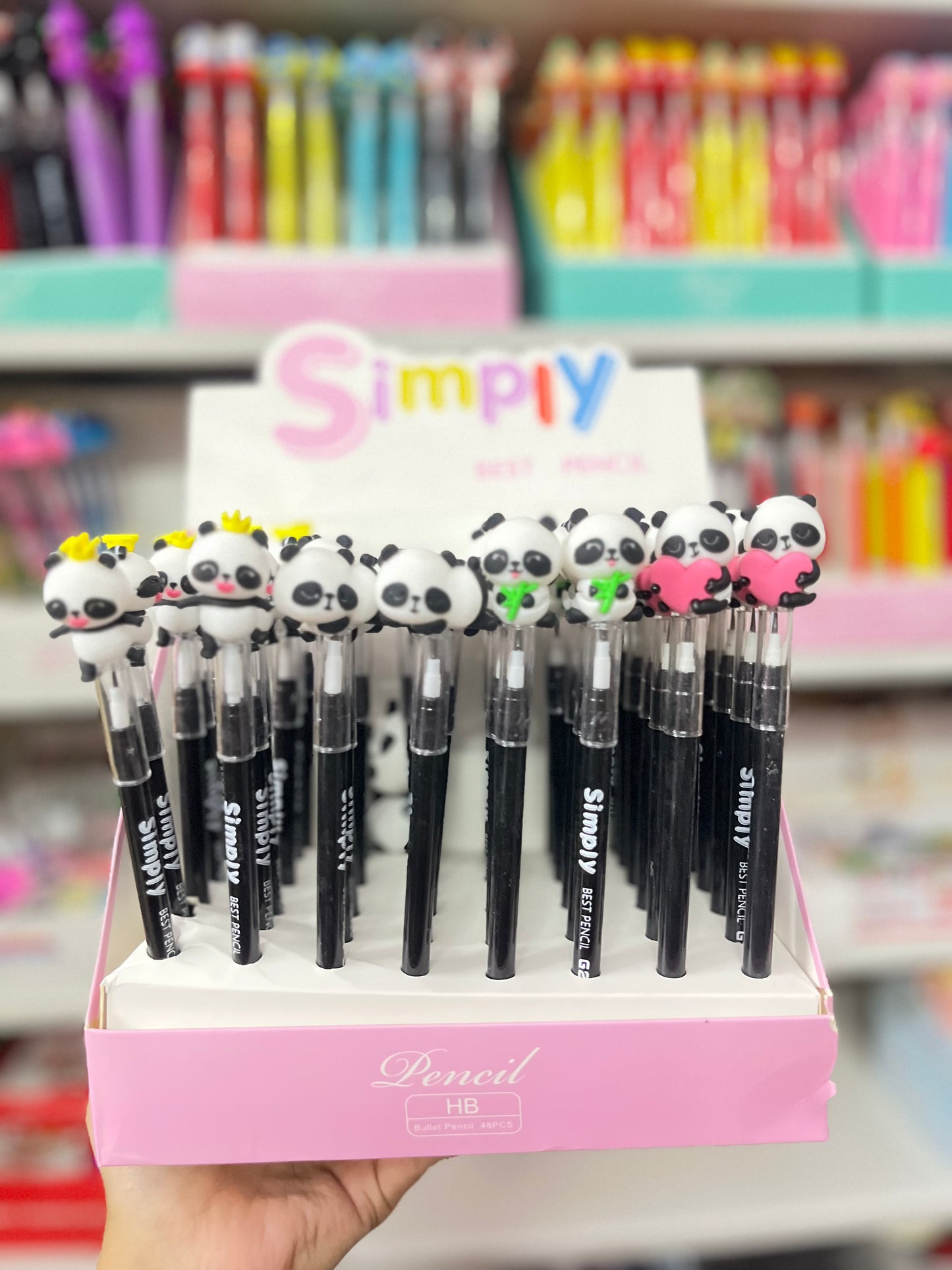 Panda Pencil (Set Of Pcs)