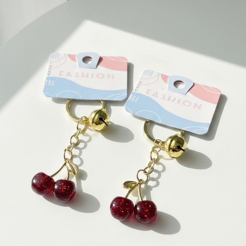 Mini Cherry Bag Charm