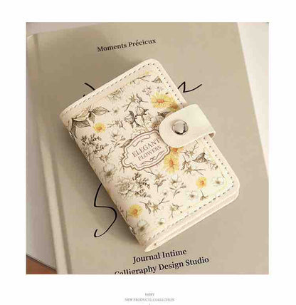 Vintage Retro Floral Card Holder