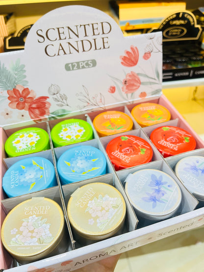 Floral Scented Tin Candle