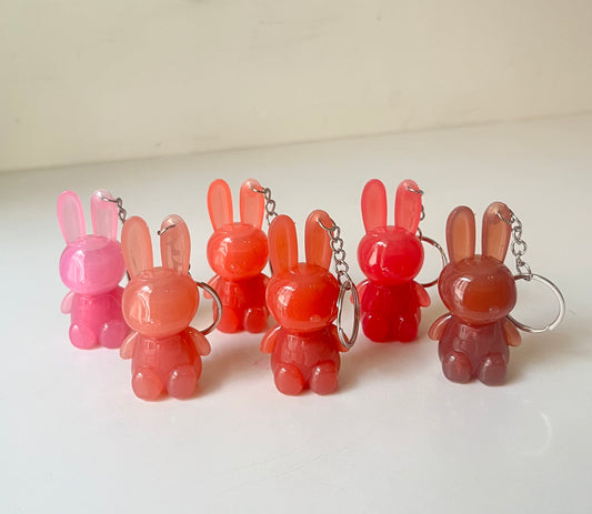 Korean Bunny Lipstick With Keychain