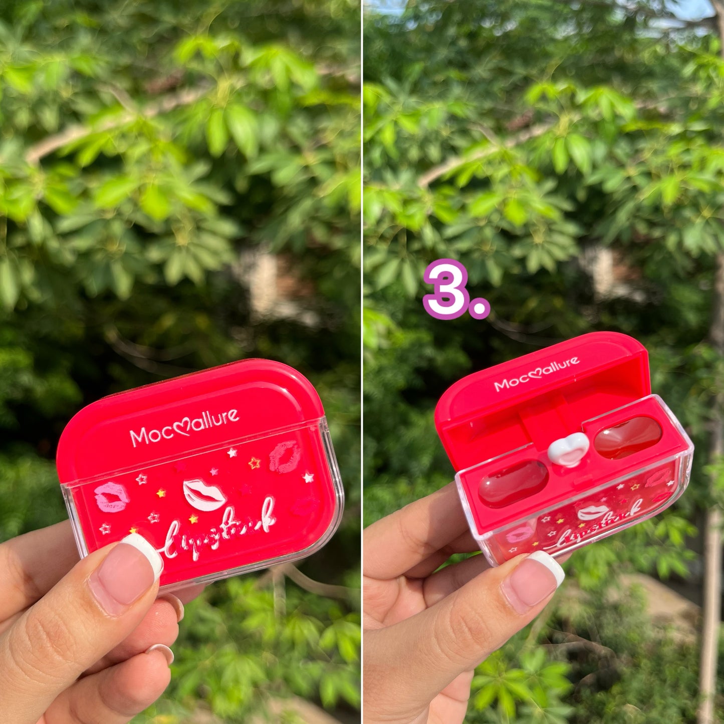 Kawaii Airpods Lipstick Case