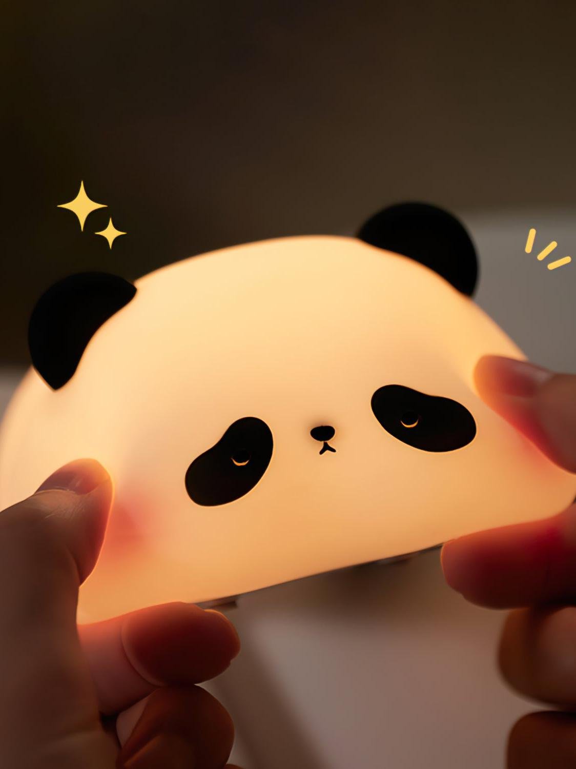 Lonely Color Changing Panda Silicone Lamp