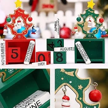 DIY Christmas Tree Calender | Wooden Calender for Decor