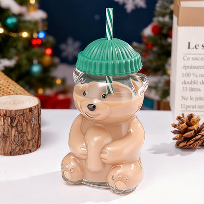 Starbucks Teddy Glass Sipper