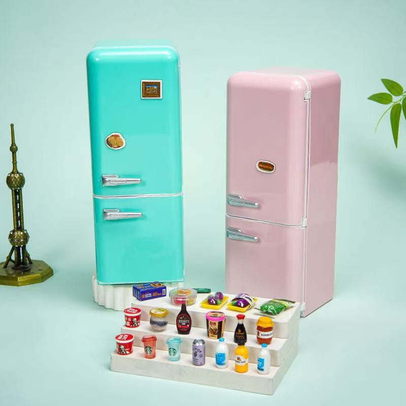 Mini Brands Fill the Fridge DIY Playset | Cute Miniature Decor