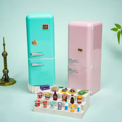 Mini Brands Fill the Fridge DIY Playset | Cute Miniature Decor