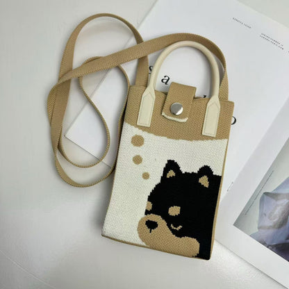 Korean Mobile Sling Bag- Cat Edition