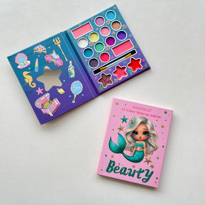 Baby Mermaid Beauty Makeup Set | Kid's Makeup Book/Combo