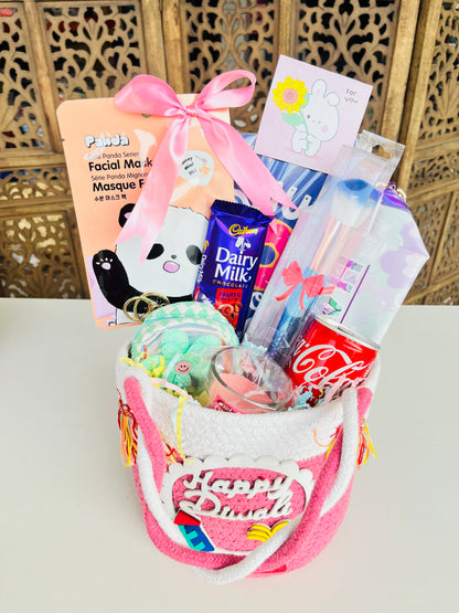 Cute Diwali Basket Hamper