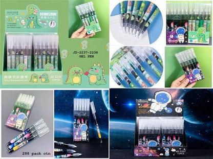 Space Pilot Gel Pens Set(pack of 6 pens)
