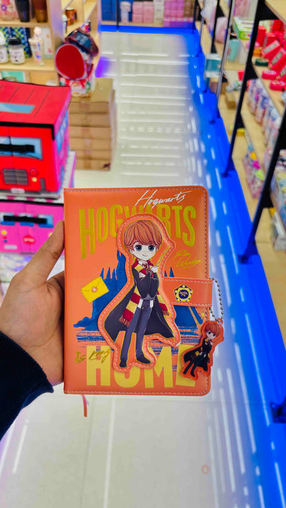 Harry Potter Hardbound Magnetic A5 Diary with Three Dimensional Title Page