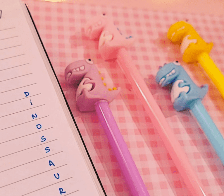 Cute Dino Pens (Set of Pcs)