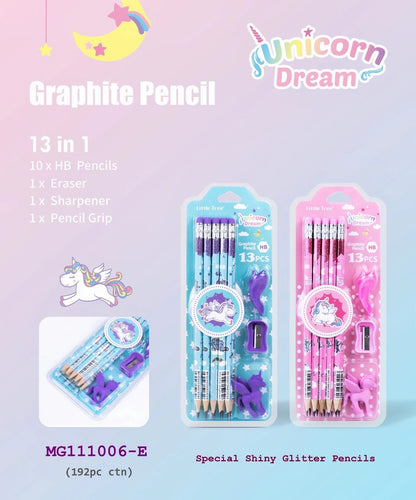 Unicorn Dream Pencils Set