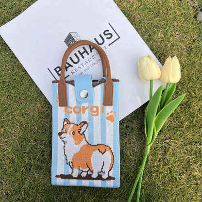 Korean Mobile Sling Bag- Teddy Edition