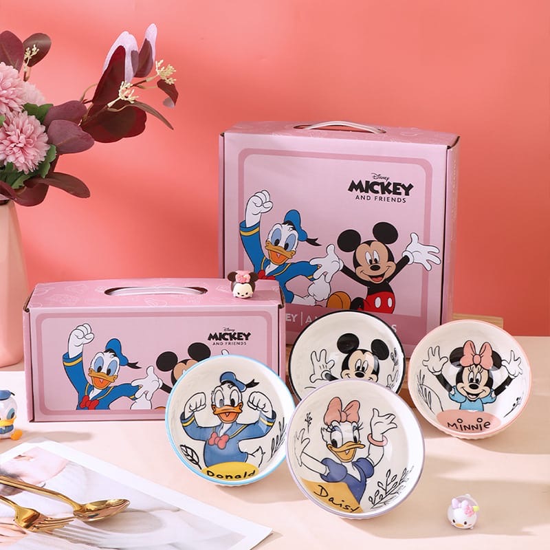 Mickey Minnie & Friends Bowl Set - 2 Pcs