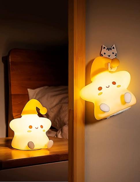 Good Night Star Silicone Touch Night Lamp