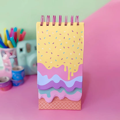 Candy Glitter Spiral Diary | Cute Notepad