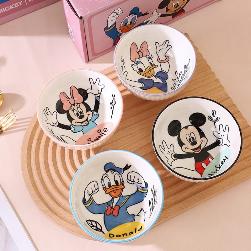 Mickey Minnie & Friends Bowl Set - 2 Pcs