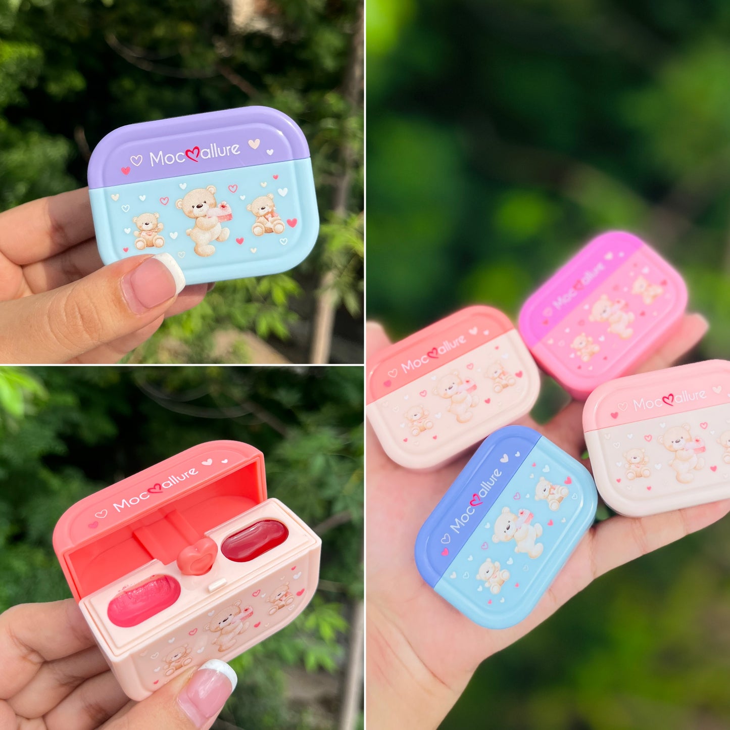 Teddy Airpods Case Lipstick