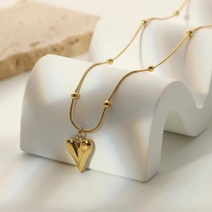 Anti-Tarnish Heart Necklace