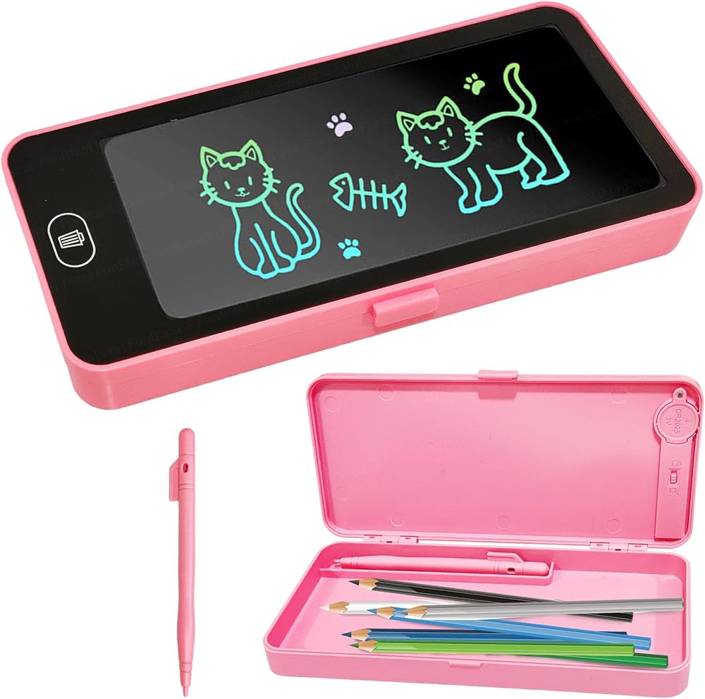 LCD Drawing Pencil Case | 2 in 1 Fun Gift Option