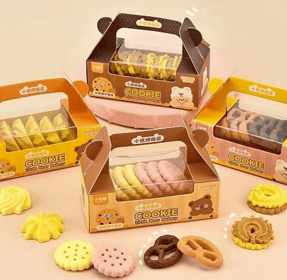 Cute Cookie Bakery Eraser Set