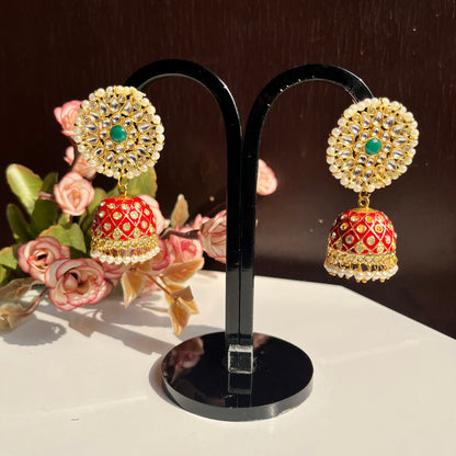 Kundan Jhumka Earring