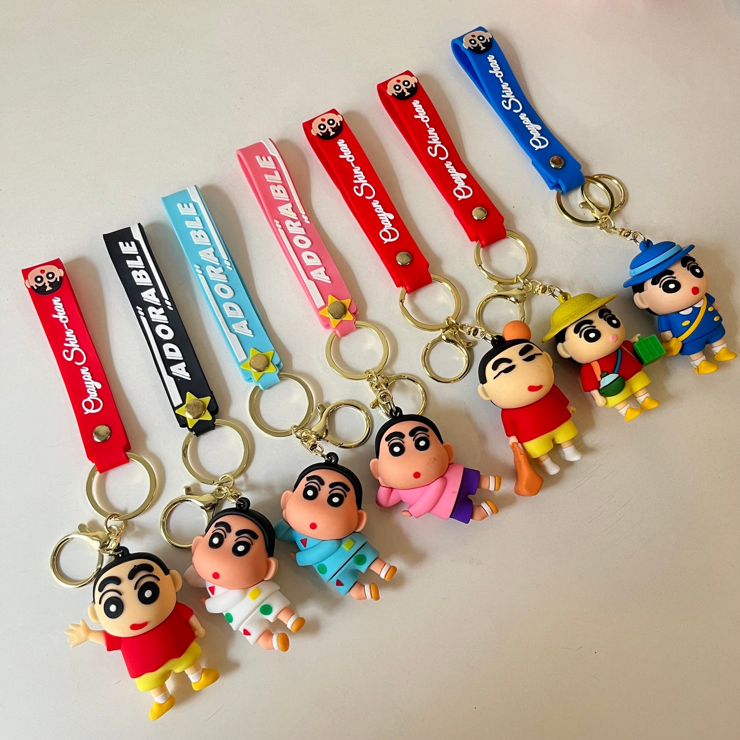 Shinchan Premium Silicone Keychain